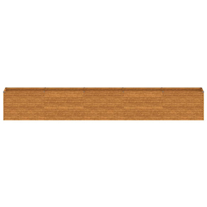 vidaXL Garden Raised Bed 482x50x69 cm Corten Steel