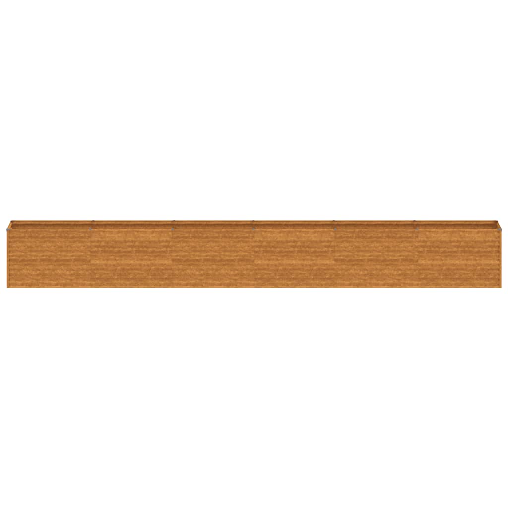 vidaXL Garden Raised Bed 578x50x69 cm Corten Steel