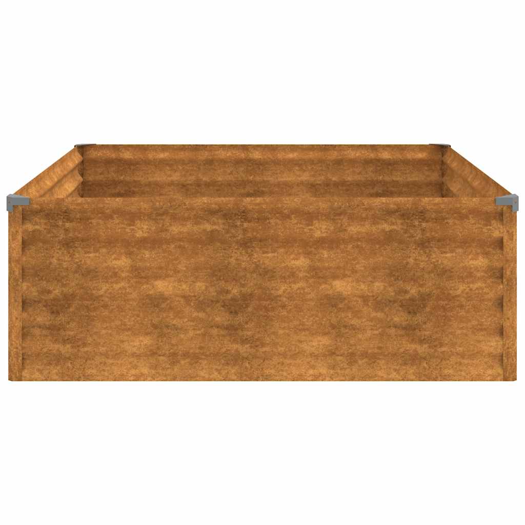 vidaXL Garden Raised Bed 100x100x36 cm Corten Steel