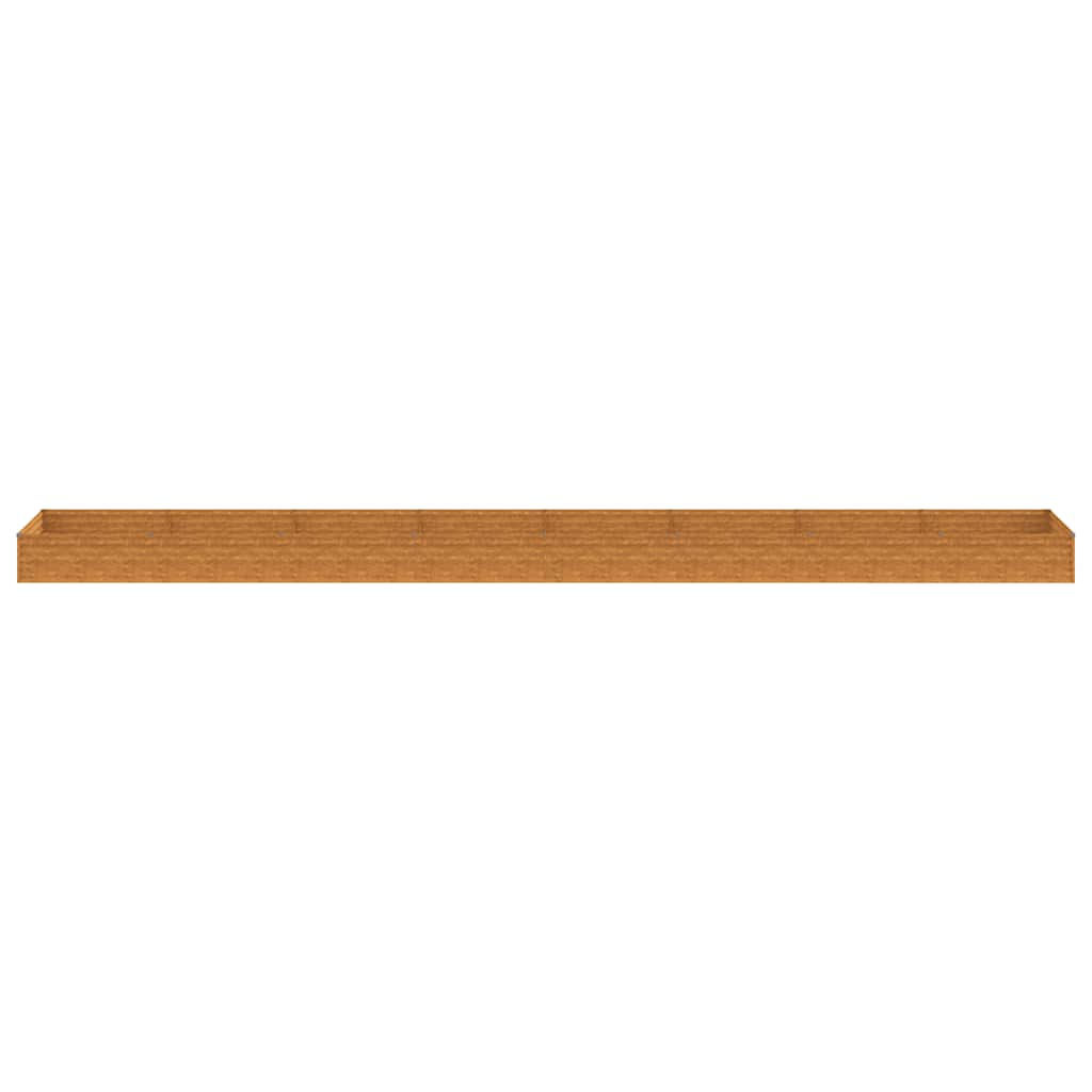 vidaXL Garden Raised Bed 770x100x36 cm Corten Steel