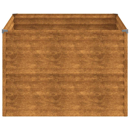vidaXL Garden Raised Bed 100 x 100 x 69 cm Galvanised Steel