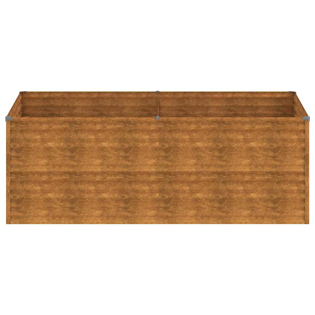 vidaXL Garden Raised Bed 196x100x69 cm Corten Steel