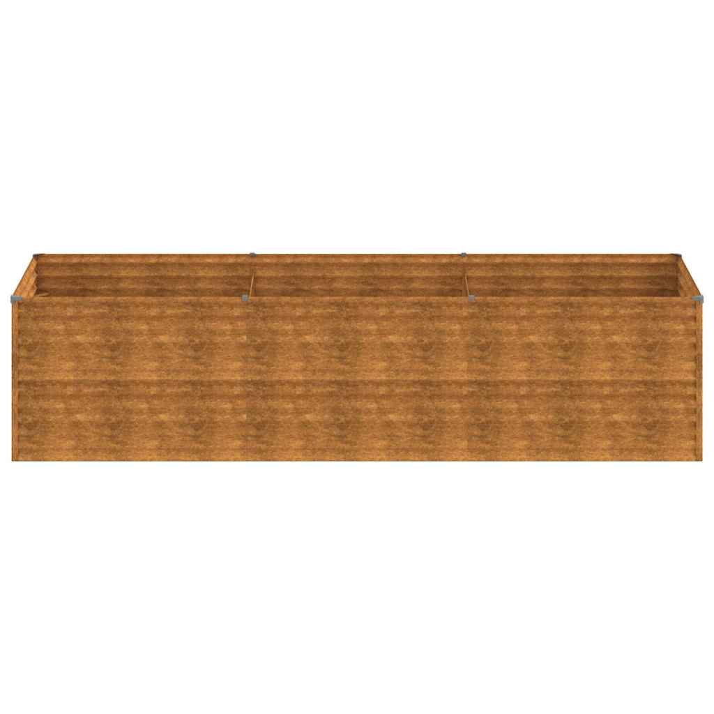 vidaXL Garden Raised Bed 290x100x69 cm Corten Steel