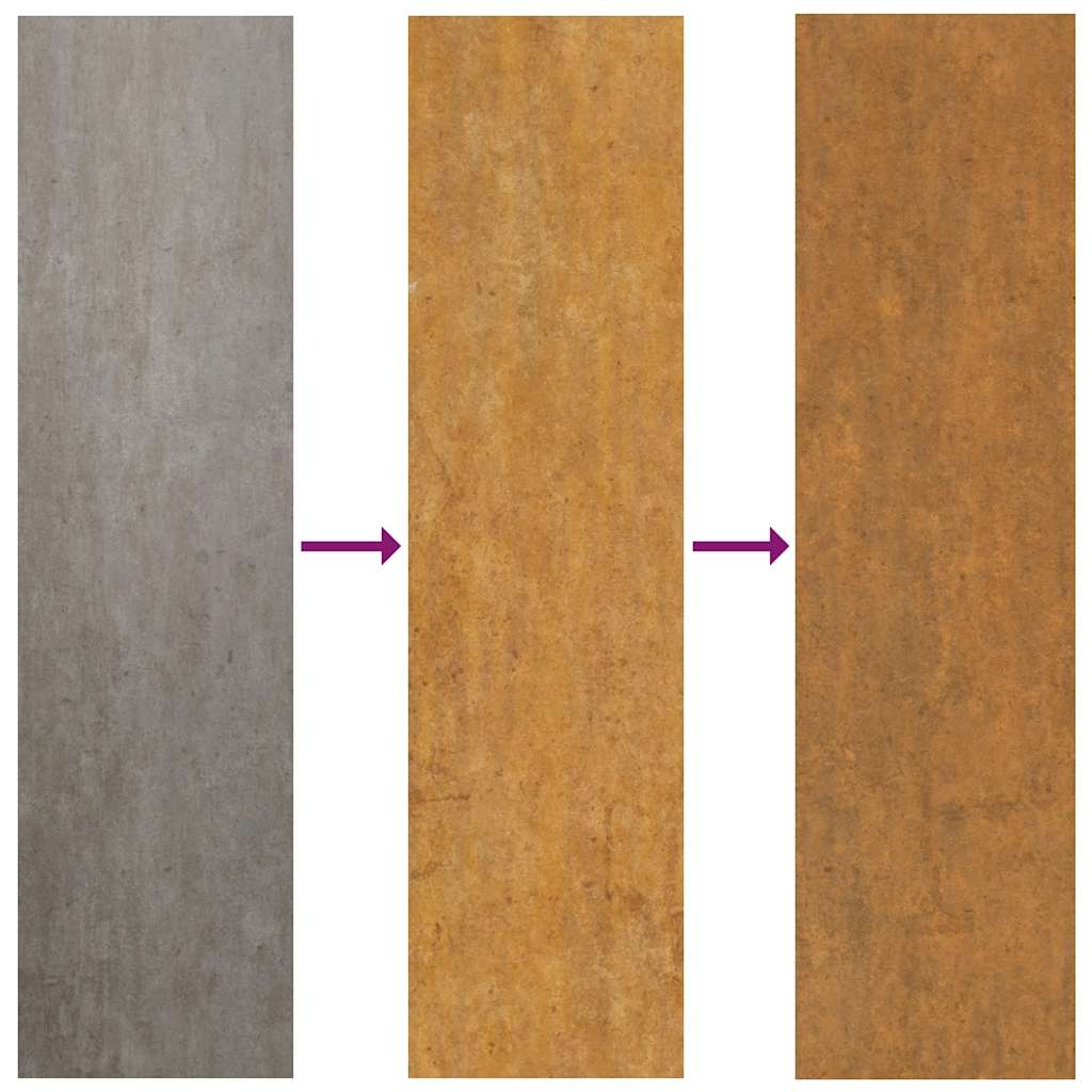 vidaXL Garden Raised Bed 290x100x69 cm Corten Steel