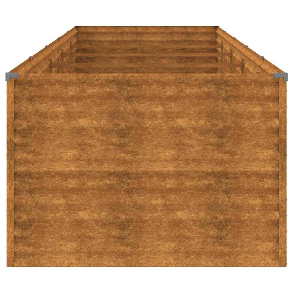 vidaXL Garden Raised Bed 479x100x69 cm Corten Steel