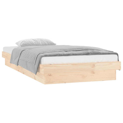 vidaXL Bed Frame | Natural, Colourful | Solid pine wood, Plywood | Single