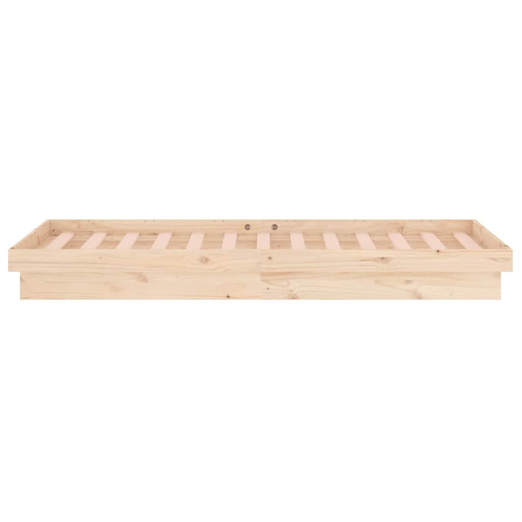 vidaXL Bed Frame | Natural, Colourful | Solid pine wood, Plywood | Single