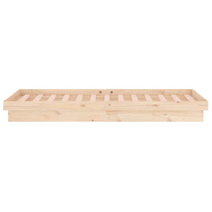 vidaXL Bed Frame | Natural, Colourful | Solid pine wood, Plywood | Single