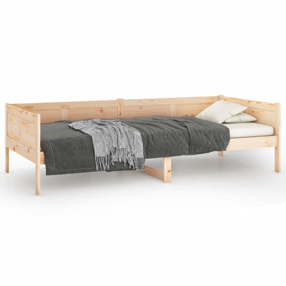 vidaXL Day Bed without Mattress Solid Wood Pine 80x200 cm