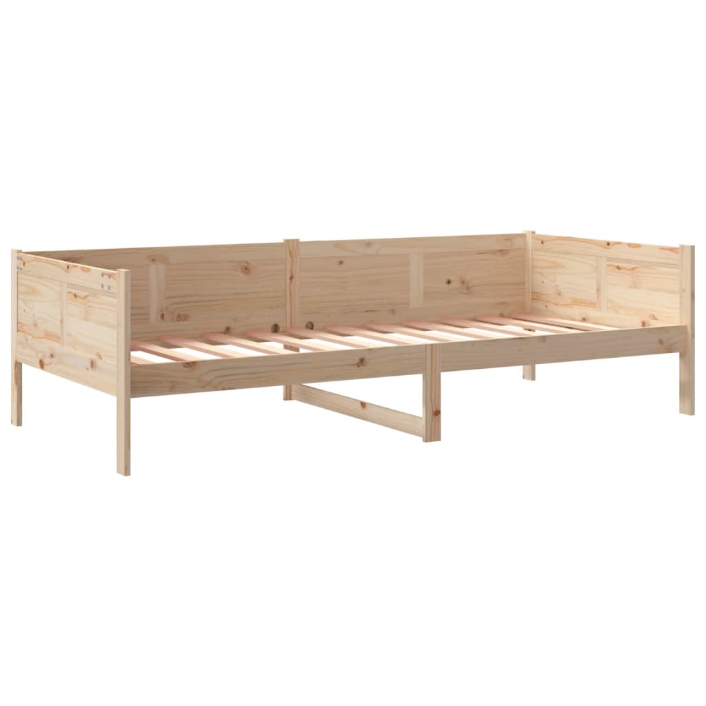 vidaXL Day Bed without Mattress Solid Wood Pine 80x200 cm