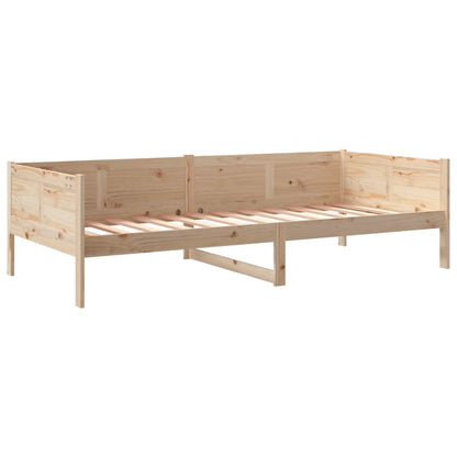 vidaXL Day Bed without Mattress Solid Wood Pine 80x200 cm