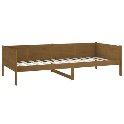 vidaXL Day Bed | Honey brown | Solid pine wood | Single