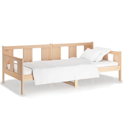 vidaXL Day Bed without Mattress Solid Wood Pine 80x200 cm