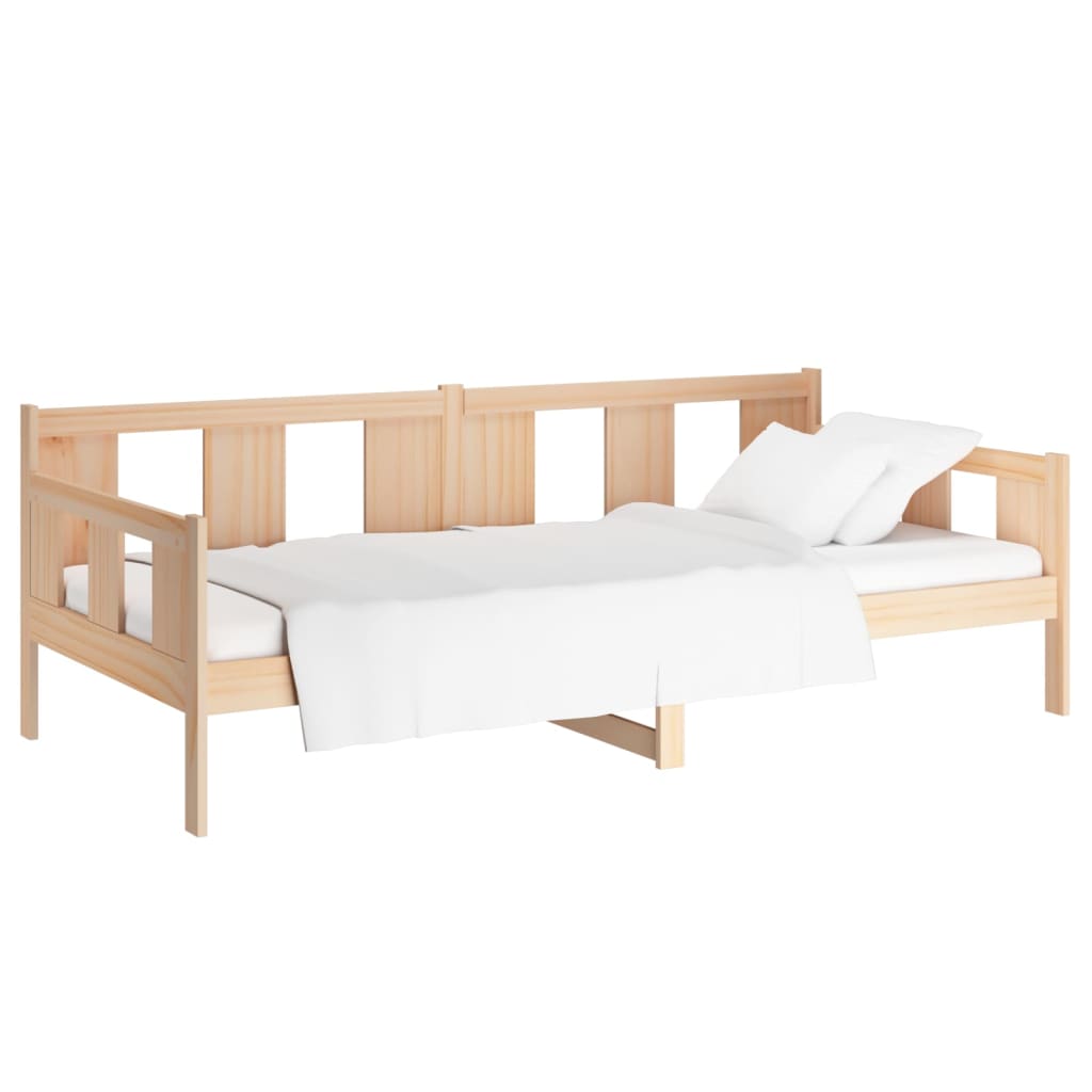 vidaXL Day Bed without Mattress Solid Wood Pine 80x200 cm