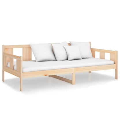 vidaXL Day Bed without Mattress Solid Wood Pine 80x200 cm