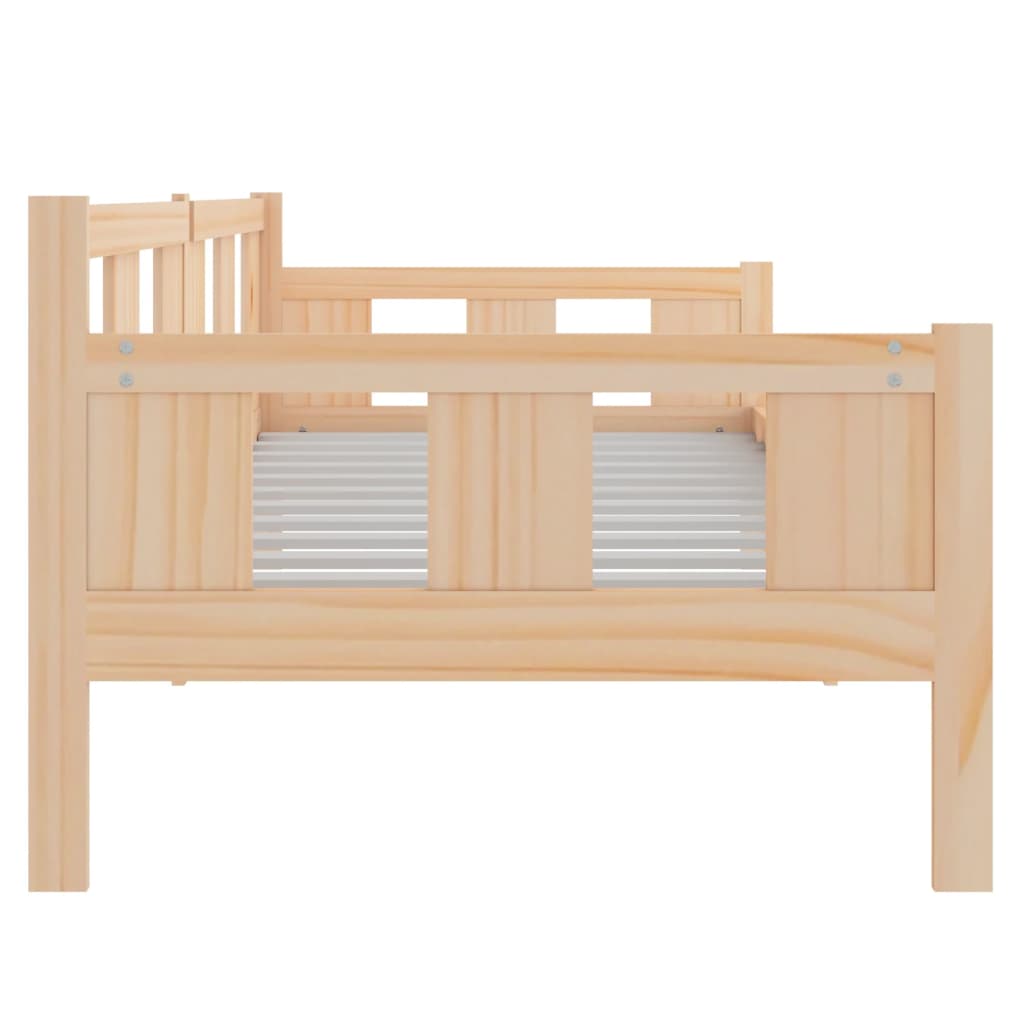 vidaXL Day Bed without Mattress Solid Wood Pine 80x200 cm