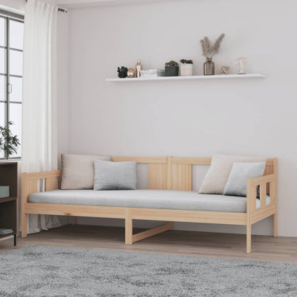 vidaXL Day Bed without Mattress Solid Wood Pine 80x200 cm