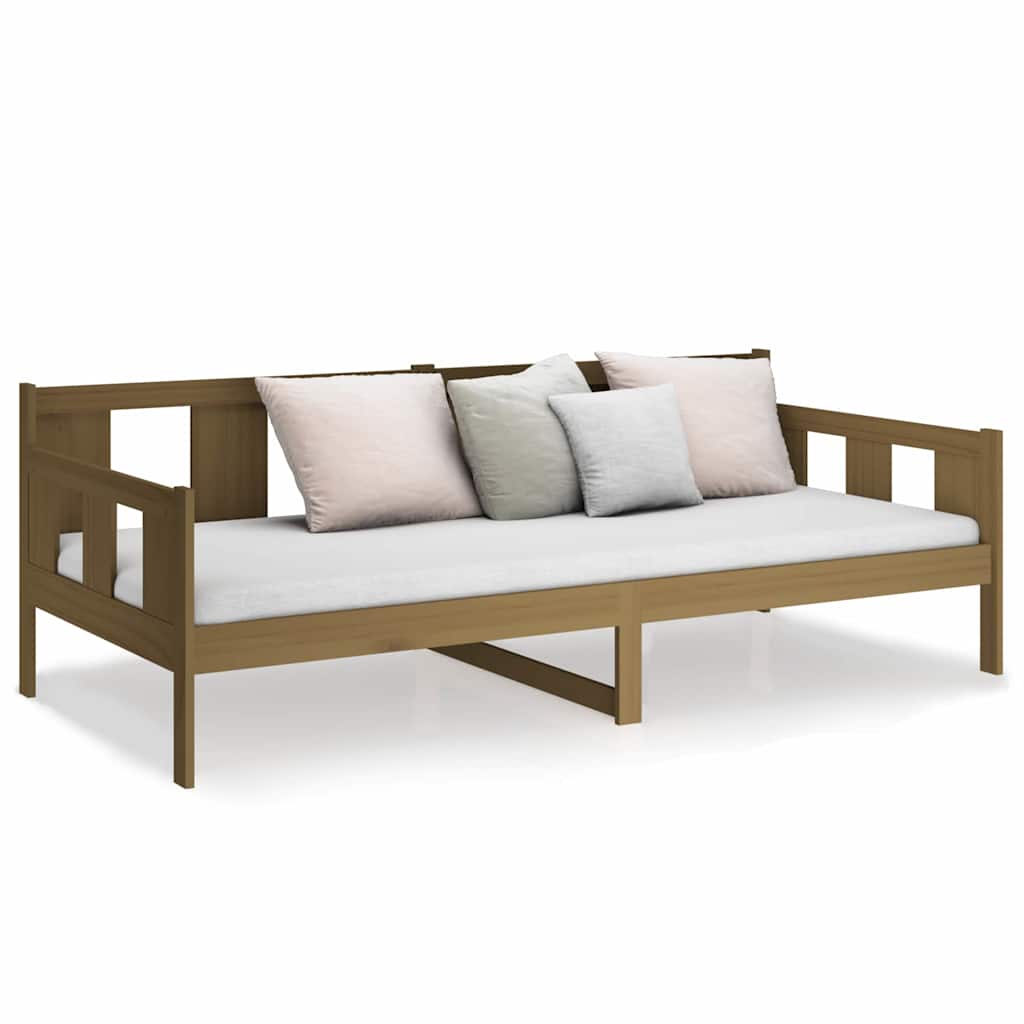 vidaXL Day Bed | Honey Brown | Solid Pine Wood