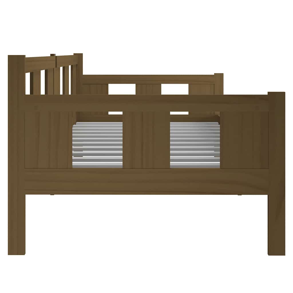 vidaXL Day Bed | Honey Brown | Solid Pine Wood