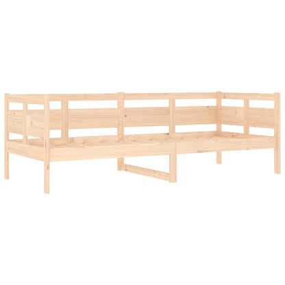 vidaXL Day Bed | Natural Wood | Solid Pine Wood, Plywood | Single