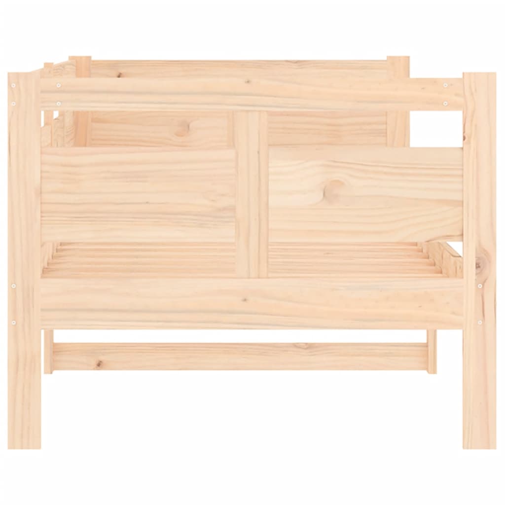 vidaXL Day Bed | Natural Wood | Solid Pine Wood, Plywood | Single