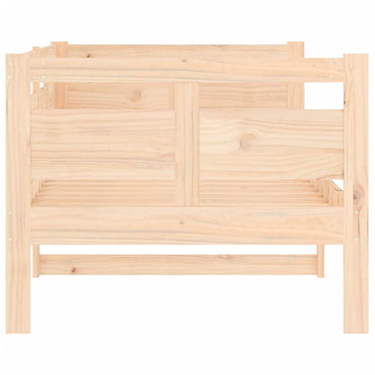 vidaXL Day Bed | Natural Wood | Solid Pine Wood, Plywood | Single