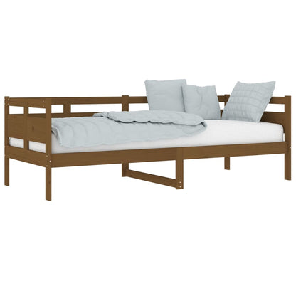 vidaXL Day Bed | Honey brown | Solid pine wood, plywood | Single