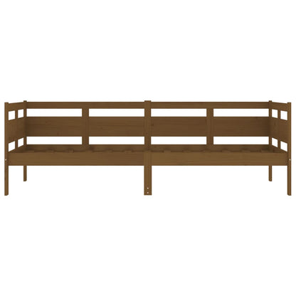 vidaXL Day Bed | Honey brown | Solid pine wood, plywood | Single
