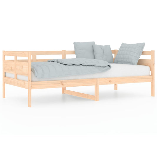 vidaXL Day Bed | Natural | Solid pine wood, Plywood | Single