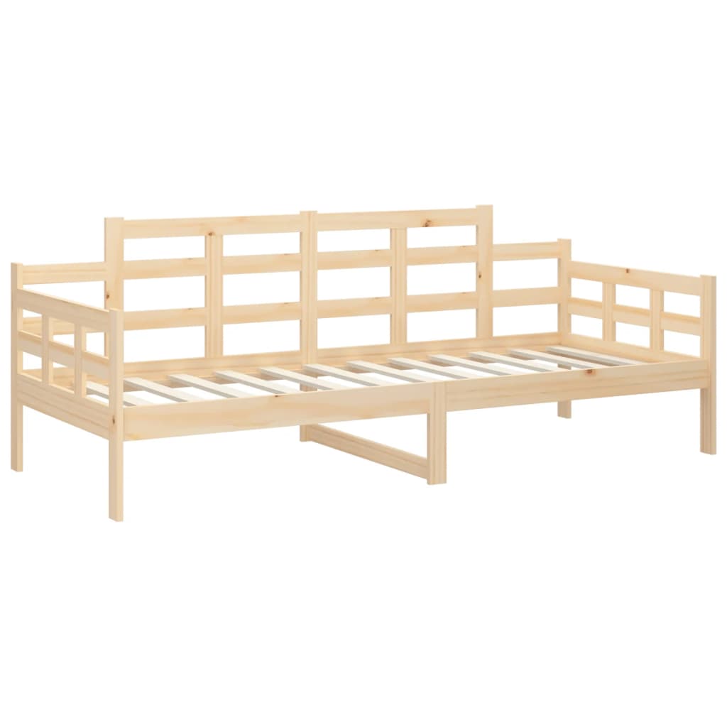 vidaXL Day Bed without Mattress Solid Wood Pine 80x200 cm