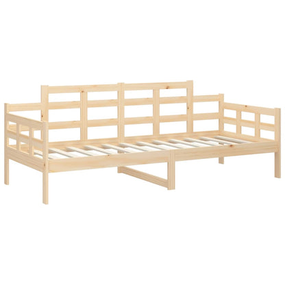 vidaXL Day Bed without Mattress Solid Wood Pine 80x200 cm