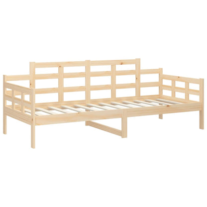 vidaXL Day Bed without Mattress Solid Wood Pine 90x190 cm Single