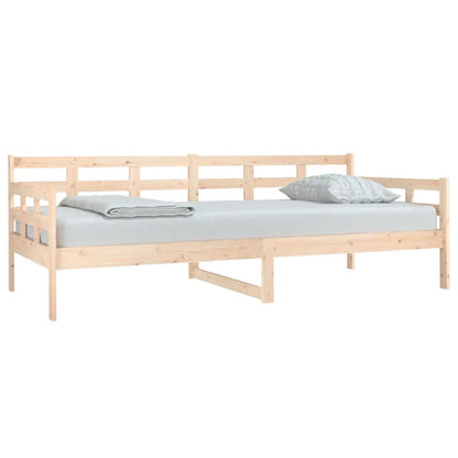 vidaXL Day Bed without Mattress Solid Wood Pine 90x200 cm