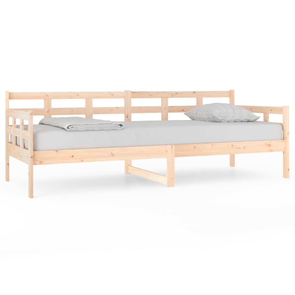 vidaXL Day Bed | Natural Pine | Solid pinewood | 80x200 cm