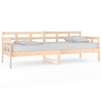 vidaXL Day Bed | Natural Pine | Solid pinewood | 80x200 cm