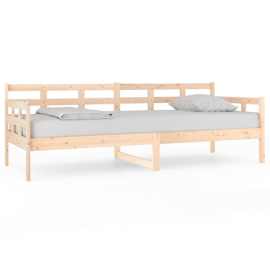 vidaXL Day Bed | Natural Pine | Solid pinewood | 80x200 cm