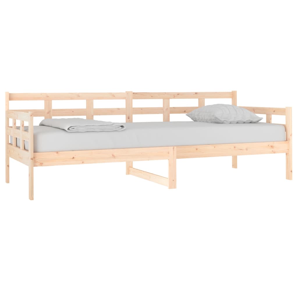 vidaXL Day Bed | Natural Pine | Solid pinewood | 80x200 cm