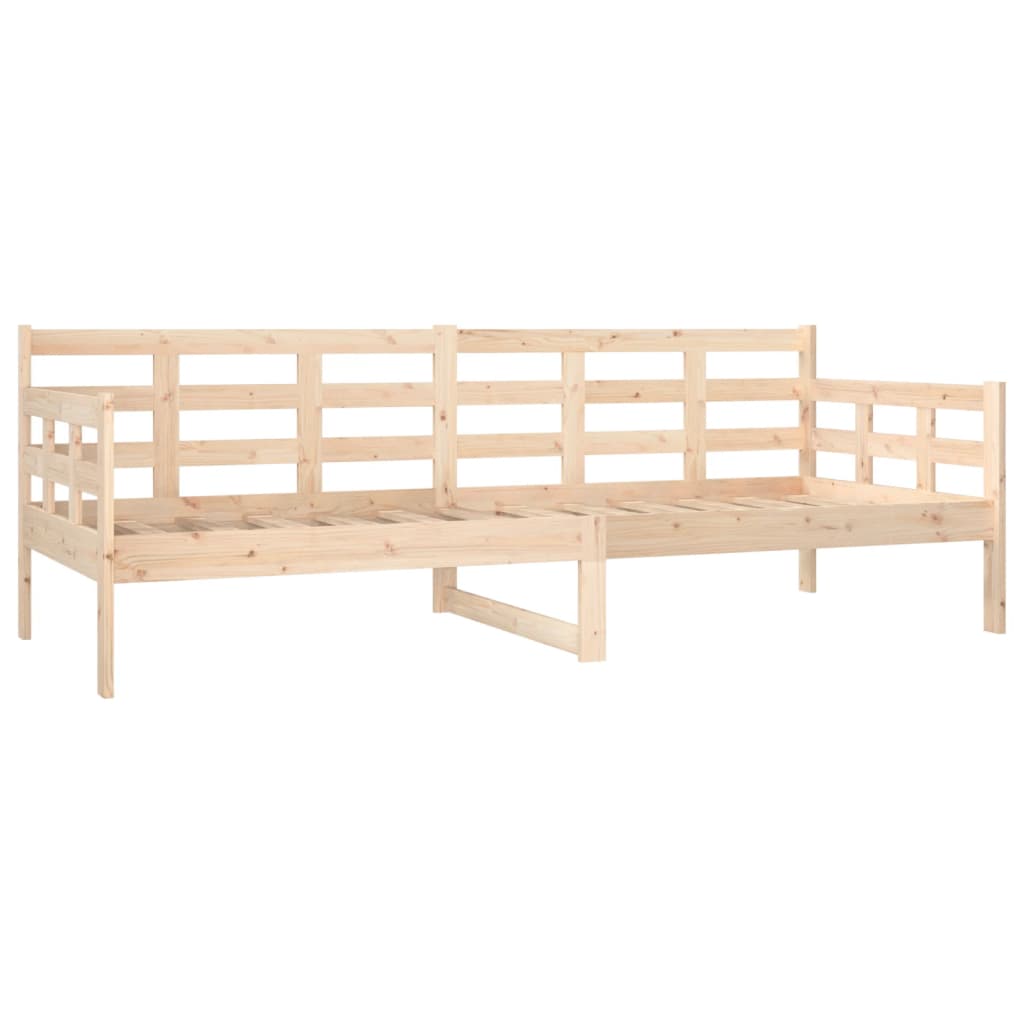 vidaXL Day Bed | Natural Pine | Solid pinewood | 80x200 cm
