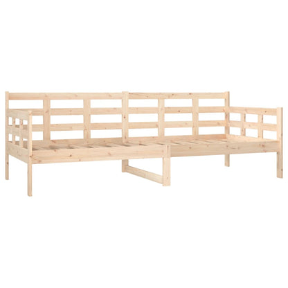 vidaXL Day Bed | Natural Pine | Solid pinewood | 80x200 cm