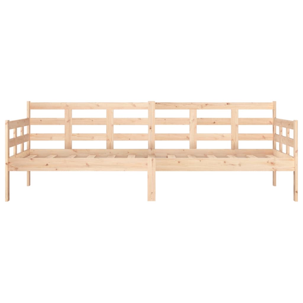 vidaXL Day Bed | Natural Pine | Solid pinewood | 80x200 cm