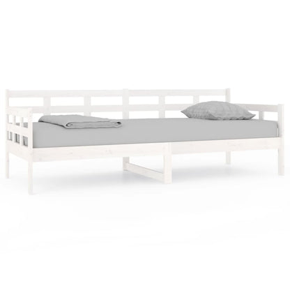 vidaXL Day Bed | White | Solid pine wood | 80x200 cm