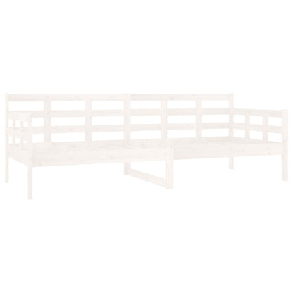 vidaXL Day Bed | White | Solid pine wood | 80x200 cm