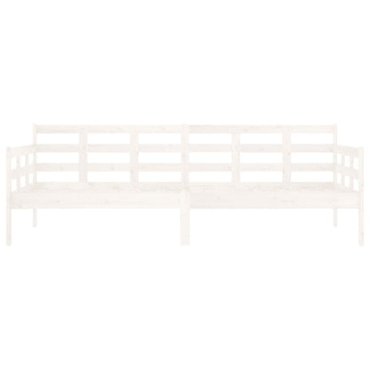 vidaXL Day Bed | White | Solid pine wood | 80x200 cm