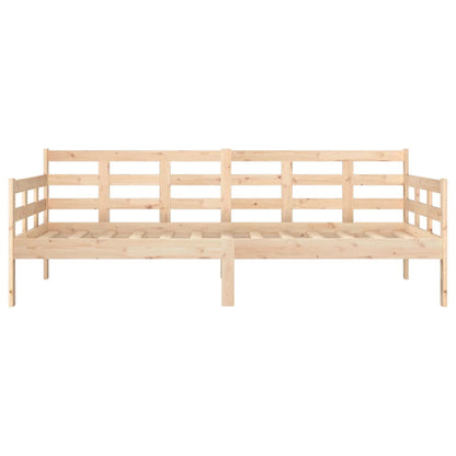 vidaXL Day Bed | Natural Pine | Solid Pine Wood | Single size