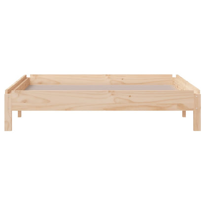 vidaXL Stack Bed without Mattress 100x200 cm Solid Wood Pine