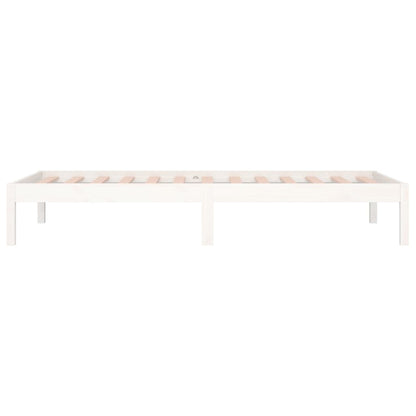 vidaXL Day Bed | White | Solid pine wood | Small