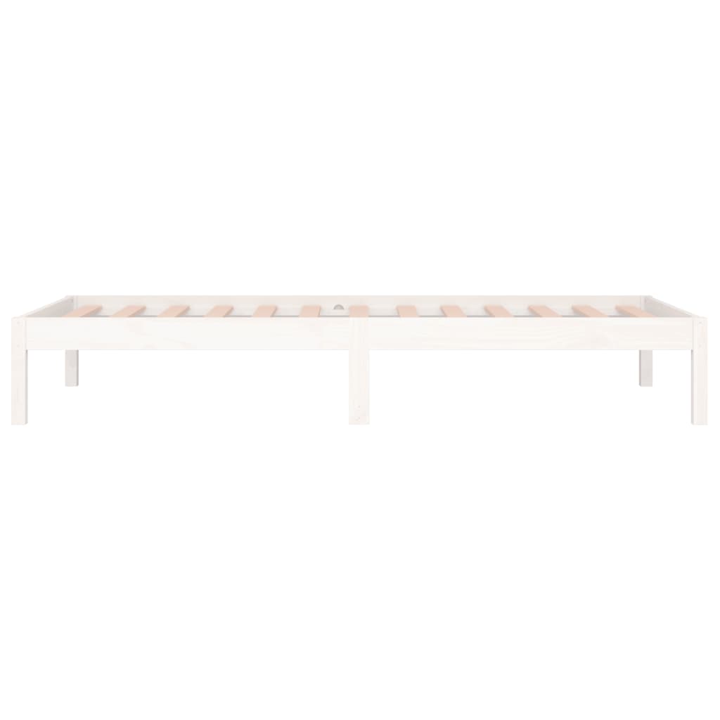 vidaXL Day Bed | White | Solid Pine Wood | Small | Convertible