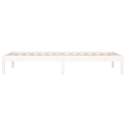 vidaXL Day Bed | White | Solid Pine Wood | Small | Convertible
