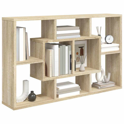 vidaXL Wall Shelf Sonoma Oak 85x16x52,5 cm Engineered Wood