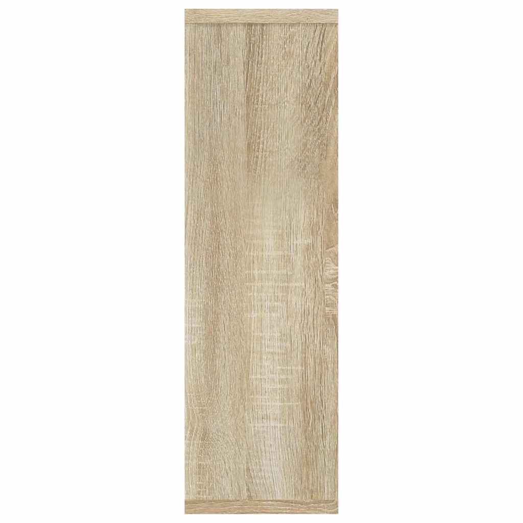 vidaXL Wall Shelf Sonoma Oak 85x16x52,5 cm Engineered Wood